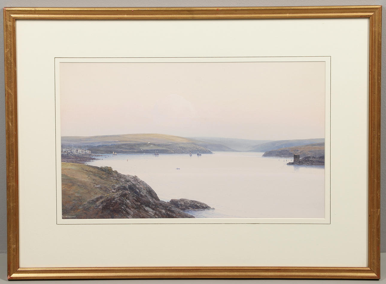 FREDERICK JOHN WIDGERY (1861-1942). VIEW AT FOWEY.