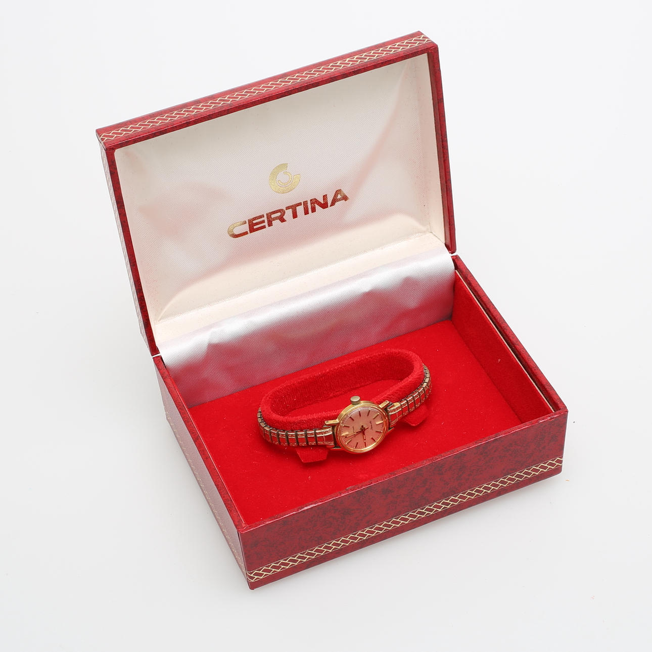 DAMARMBANDSUR, Certina, "New Art", boett guld 18K.