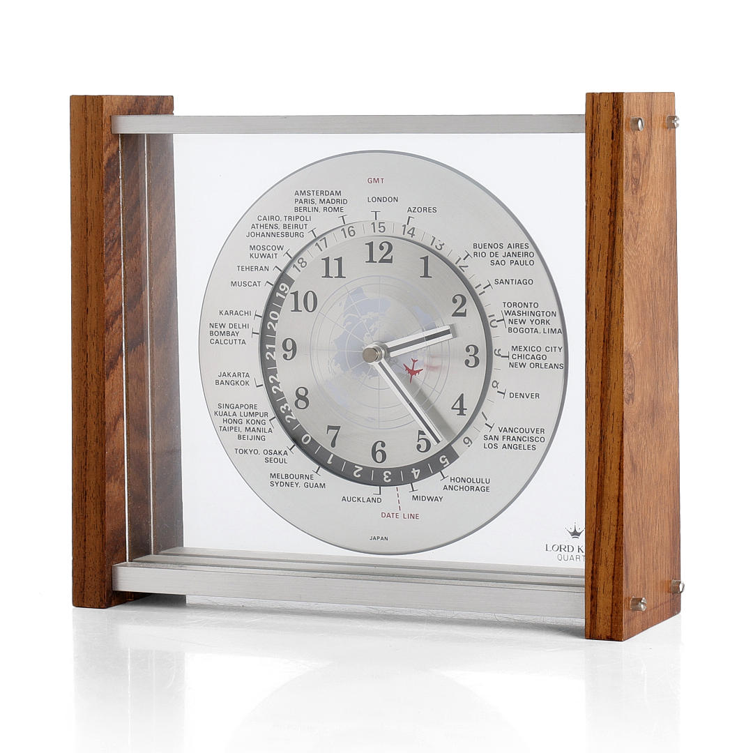 VÄRLDSKLOCKA, inglasad.