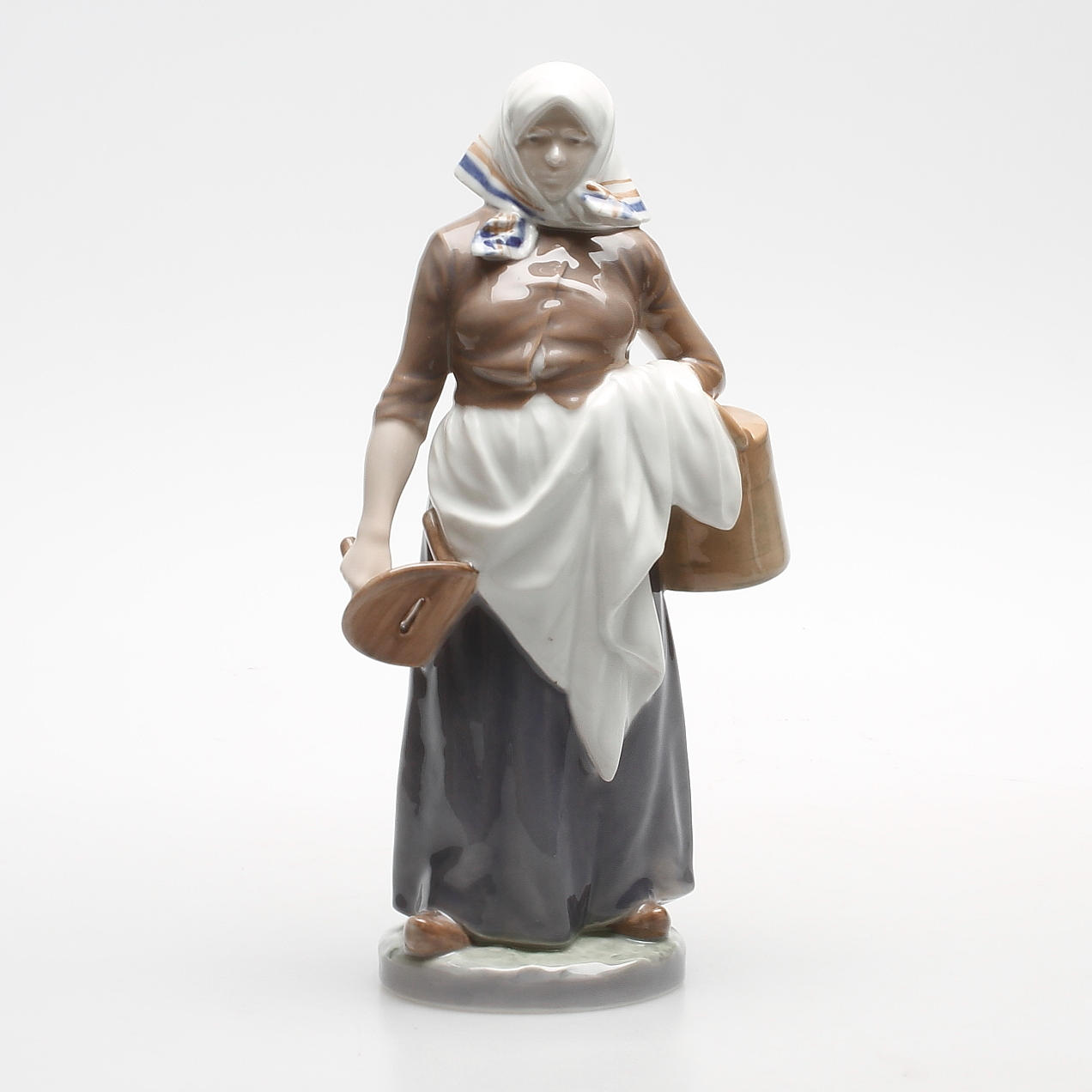 FIGURIN, porslin, Christian Thomsen, Royal Copenhagen, signerad.