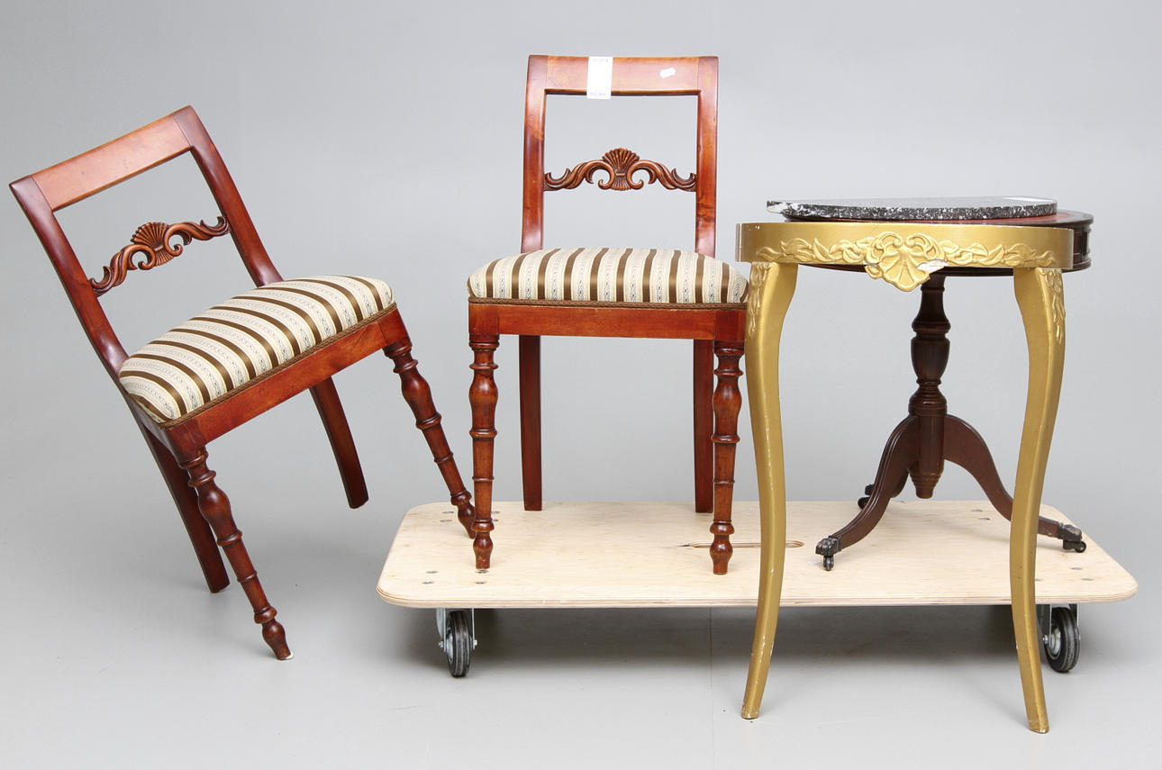 MÖBELPARTI, 4 delar, 1900-tal.