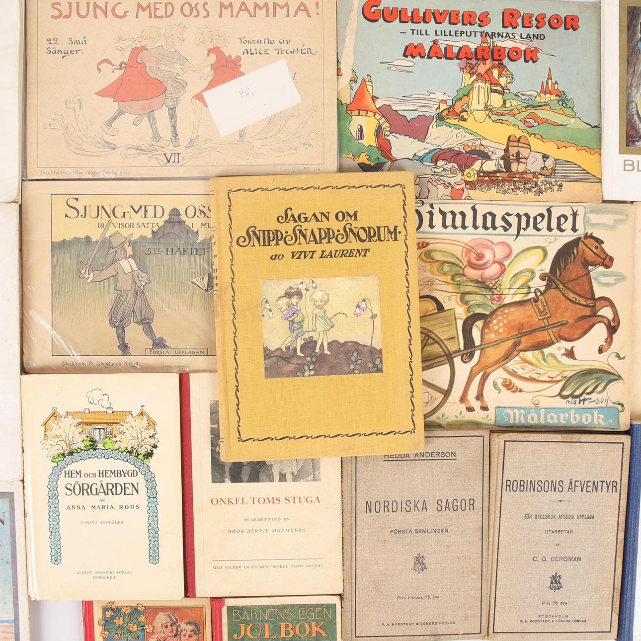 17 LASTENKIRJAA, 1896 - 1969.