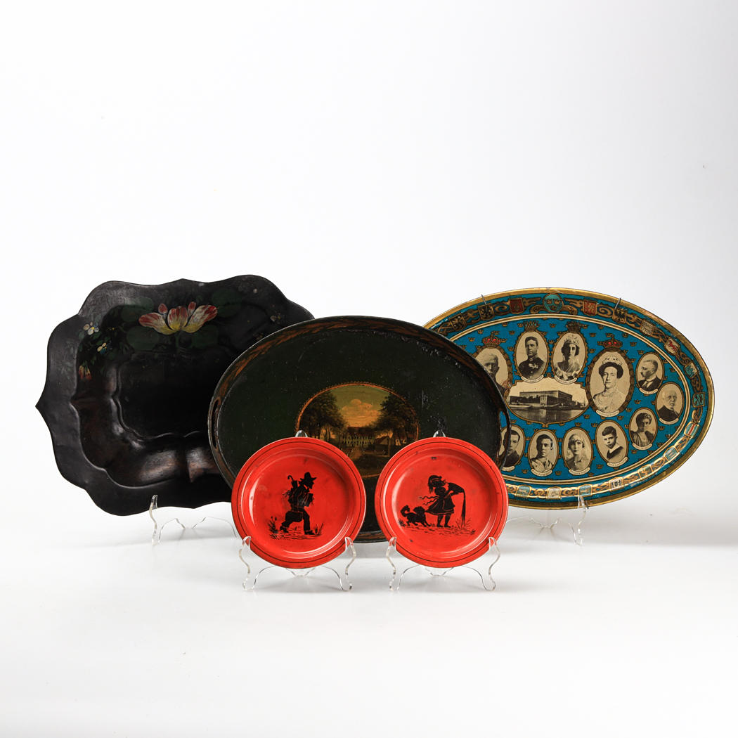 PLÅTBRICKOR, 5 dlr, 18/1900-tal.