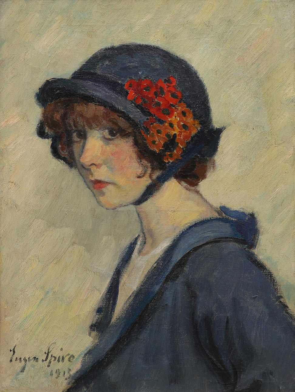 EUGEN SPIRO (1874-1972). Olja på duk, signerad och daterad 1913. Konst ...