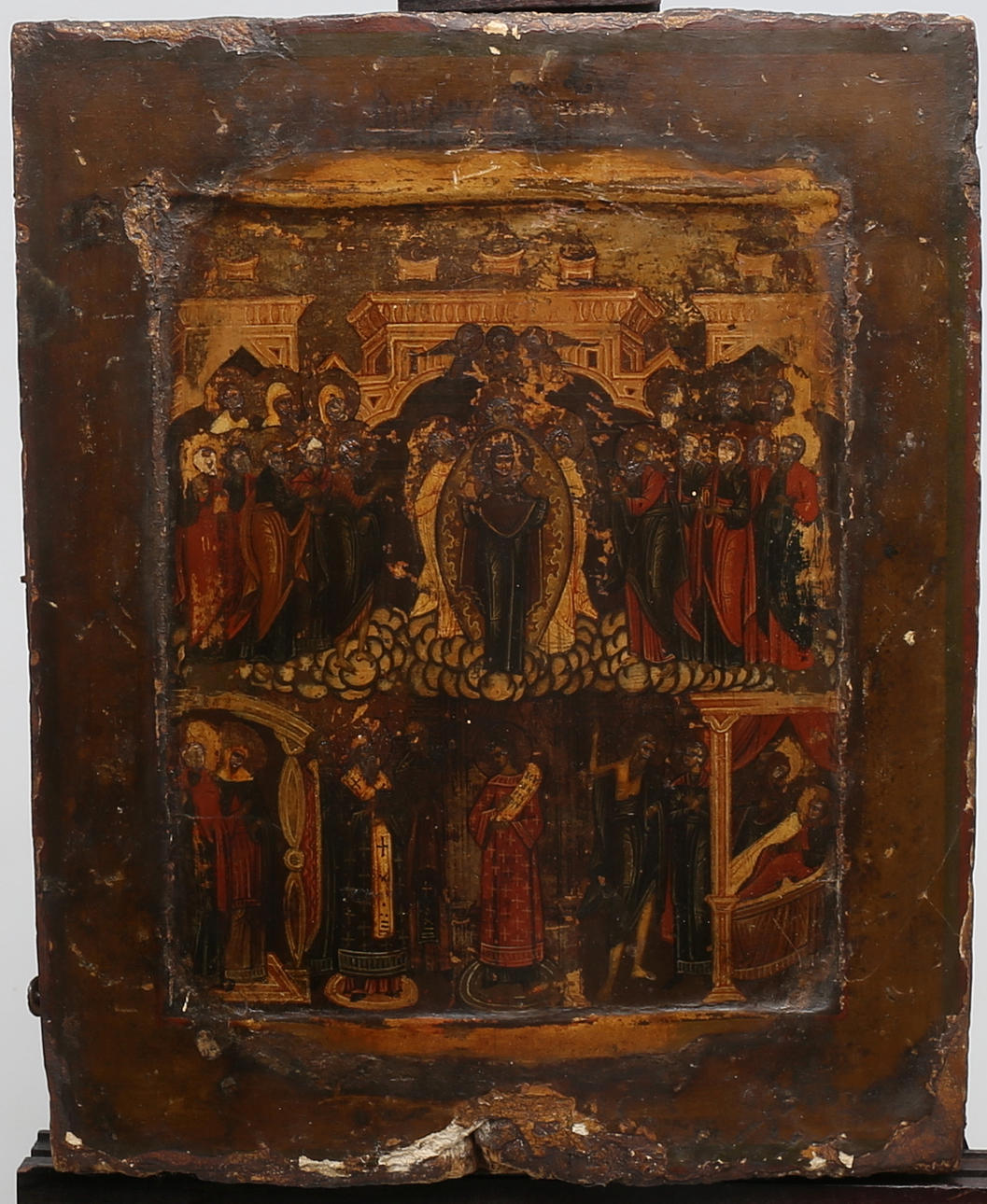 IKON, Gudsmoder, Ryssland ca 1680-tal.