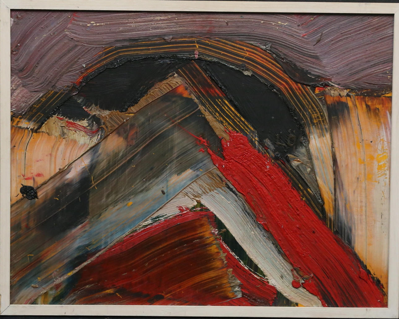 LEIF ÖSTERMAN. Without title. Oil on panel, signed LÖ.