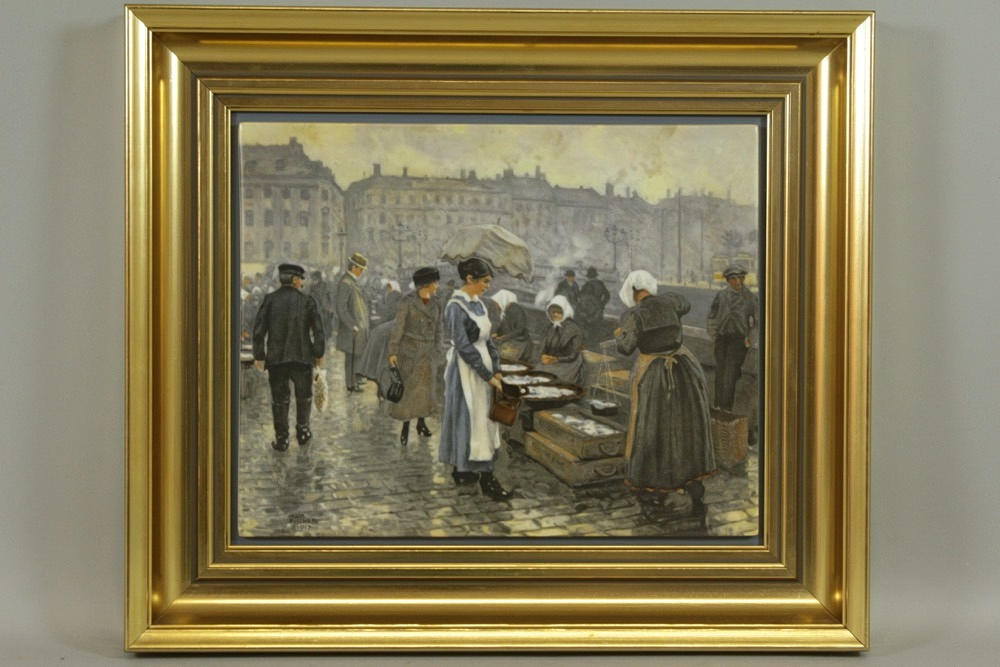 PORSLINSMÅLNING efter Paul Fischer, Bing & Gröndahl.