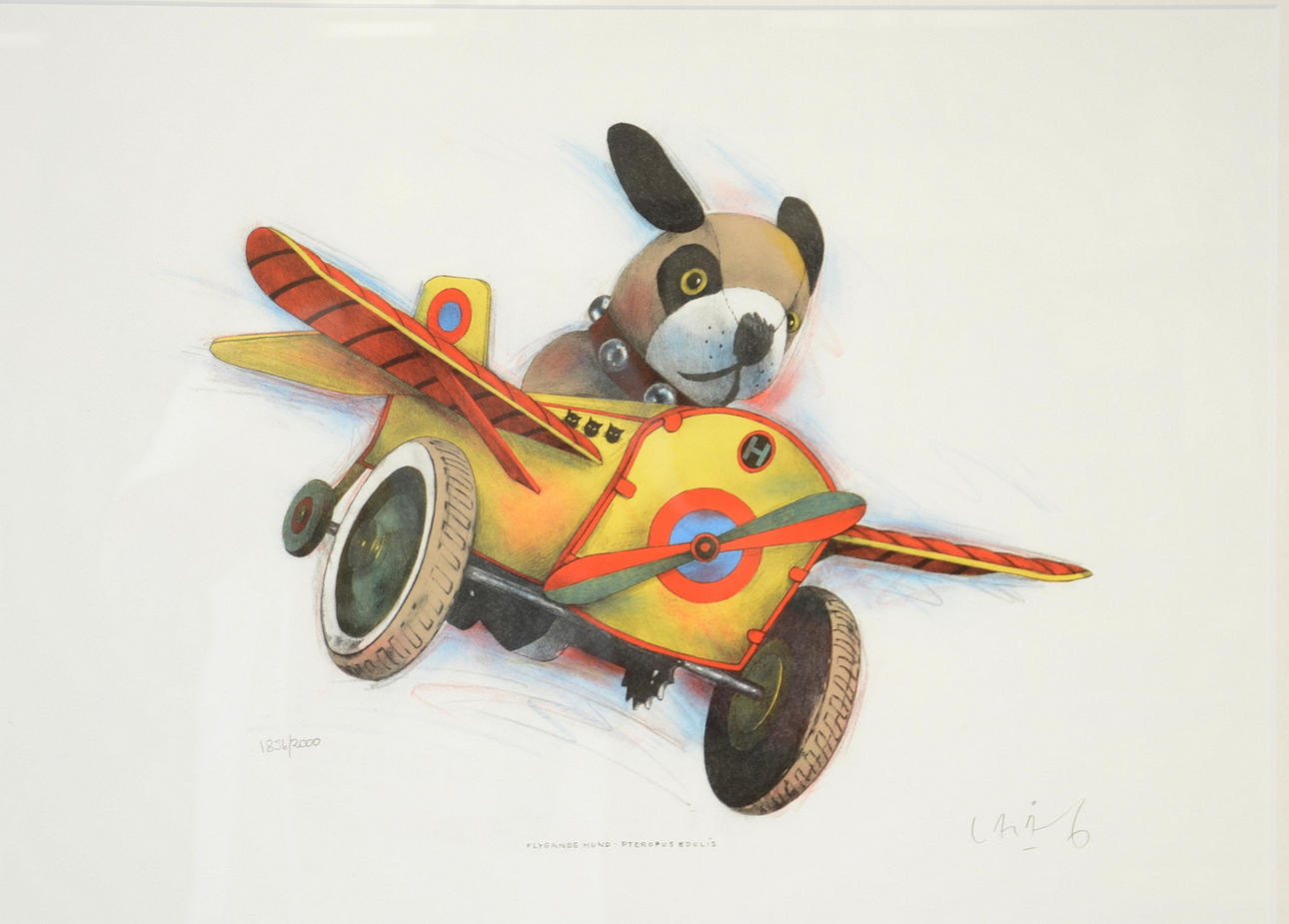 LASSE ÅBERG. Flygande hund.