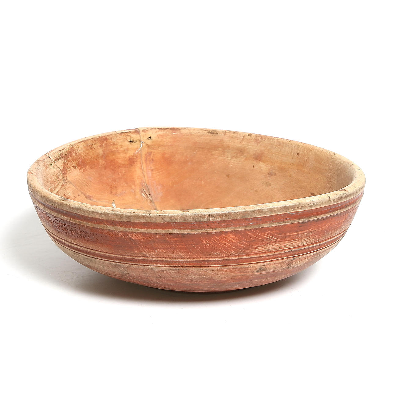 SKÅL, skuren i trä, Allmoge, ägarmärkt bl.a. "ZES". 1800-tal.