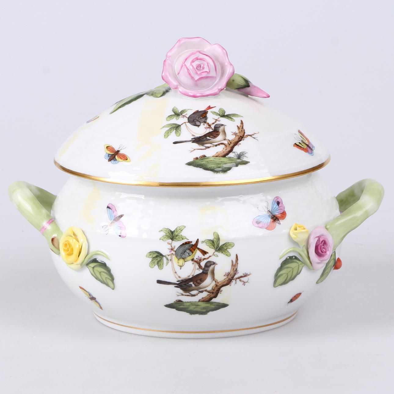 LOCKSKÅL, porslin, Herend, Ungern, 1900-tal.