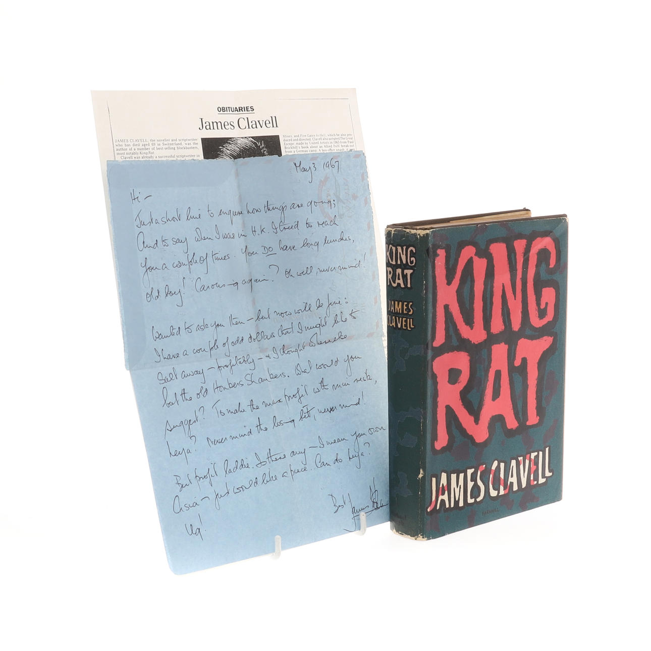 CLAVELL (JAMES) KING RAT, SECOND IMPRESSION 1963, DUSTJACKET.