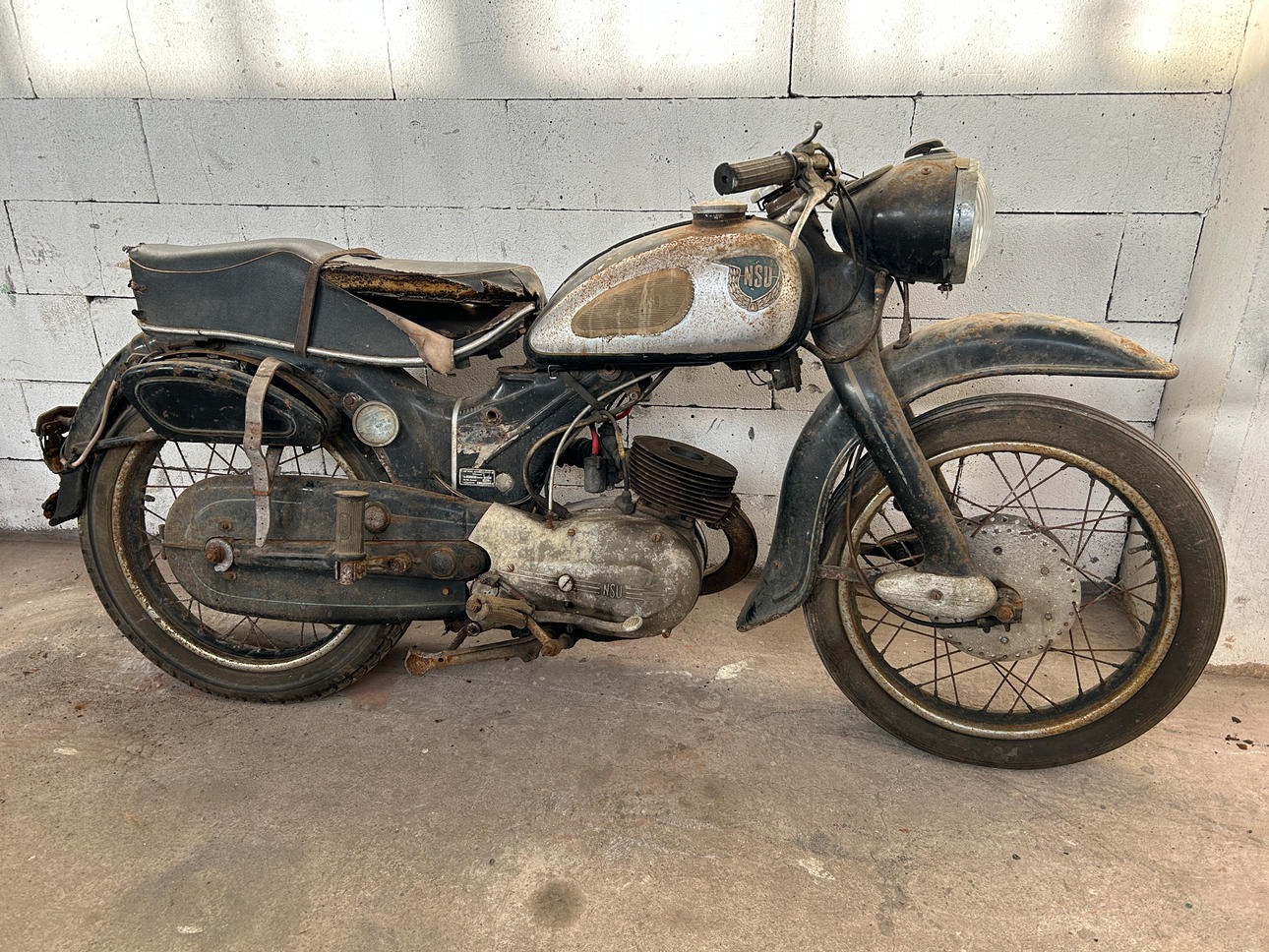 NSU, 200 cc, model Super Lux, 1956, Tyskland.