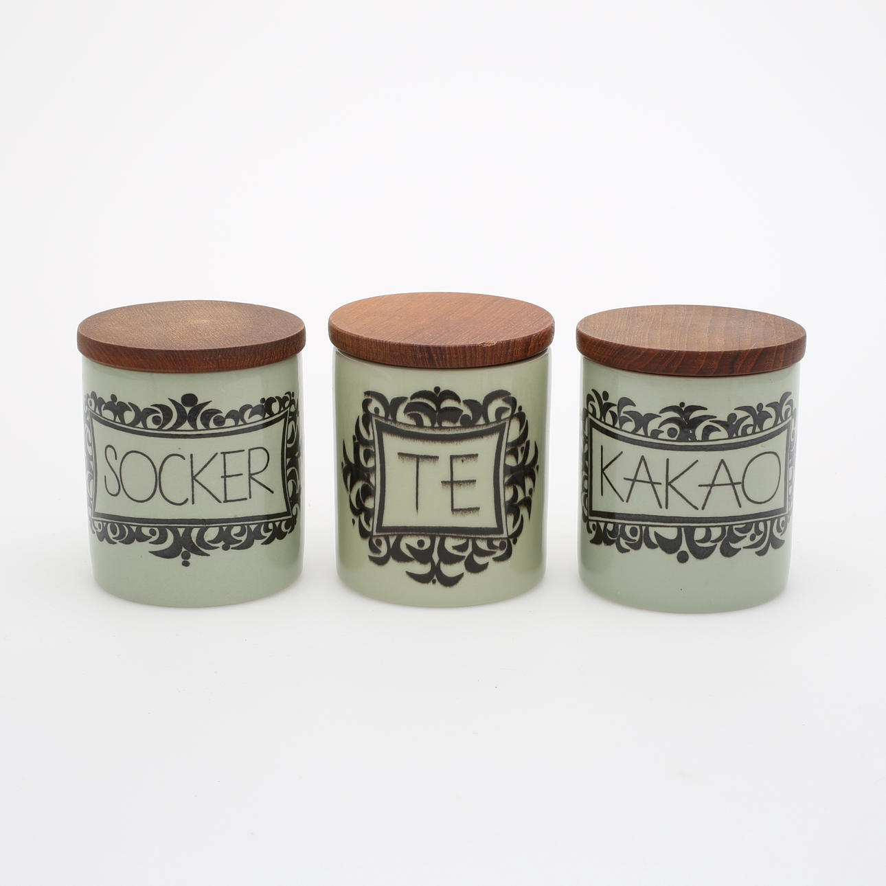 BURKAR, 3 st, "Kulinar", Marianne Westman Rörstrand.