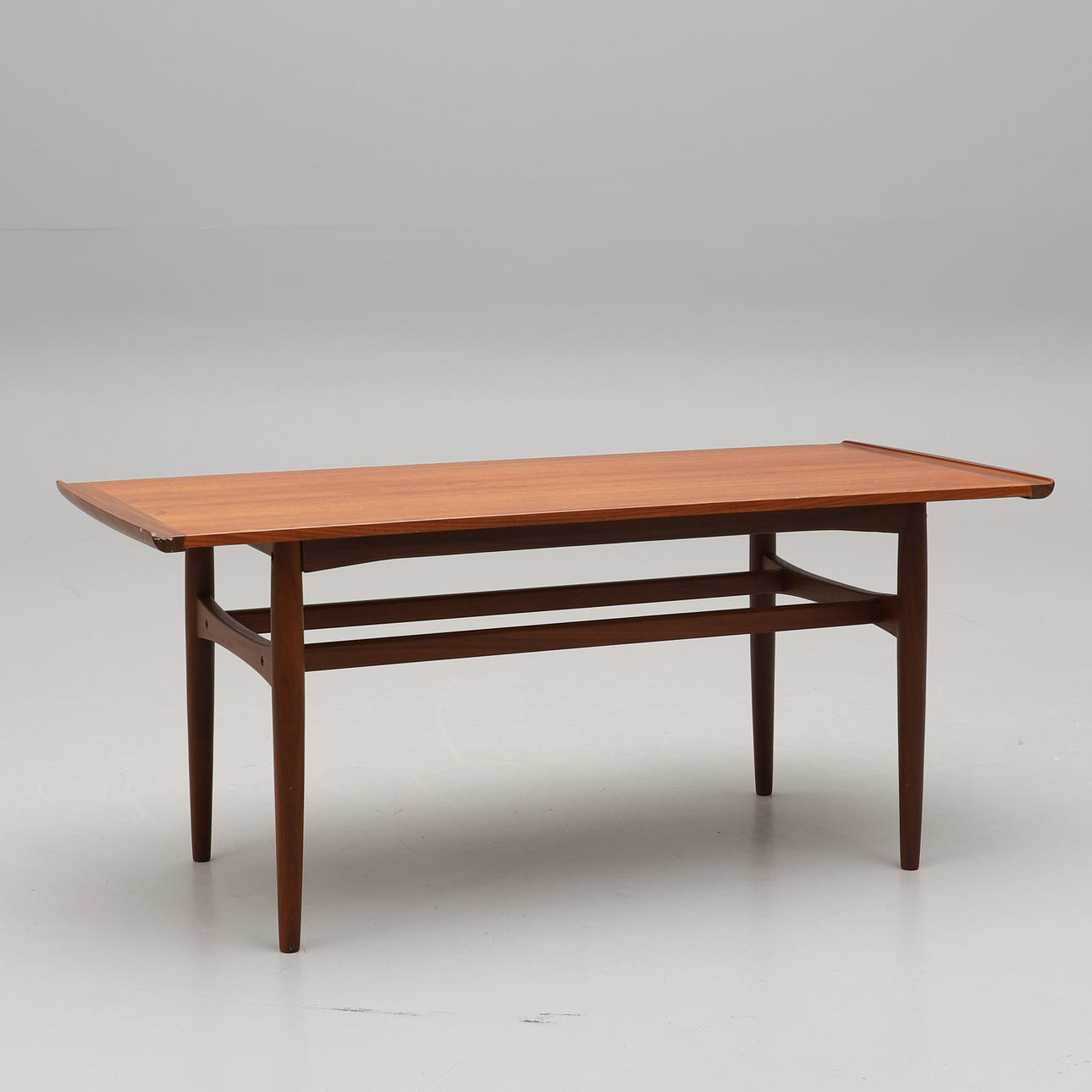 MESA DE CENTRO, teca, años 50/60.