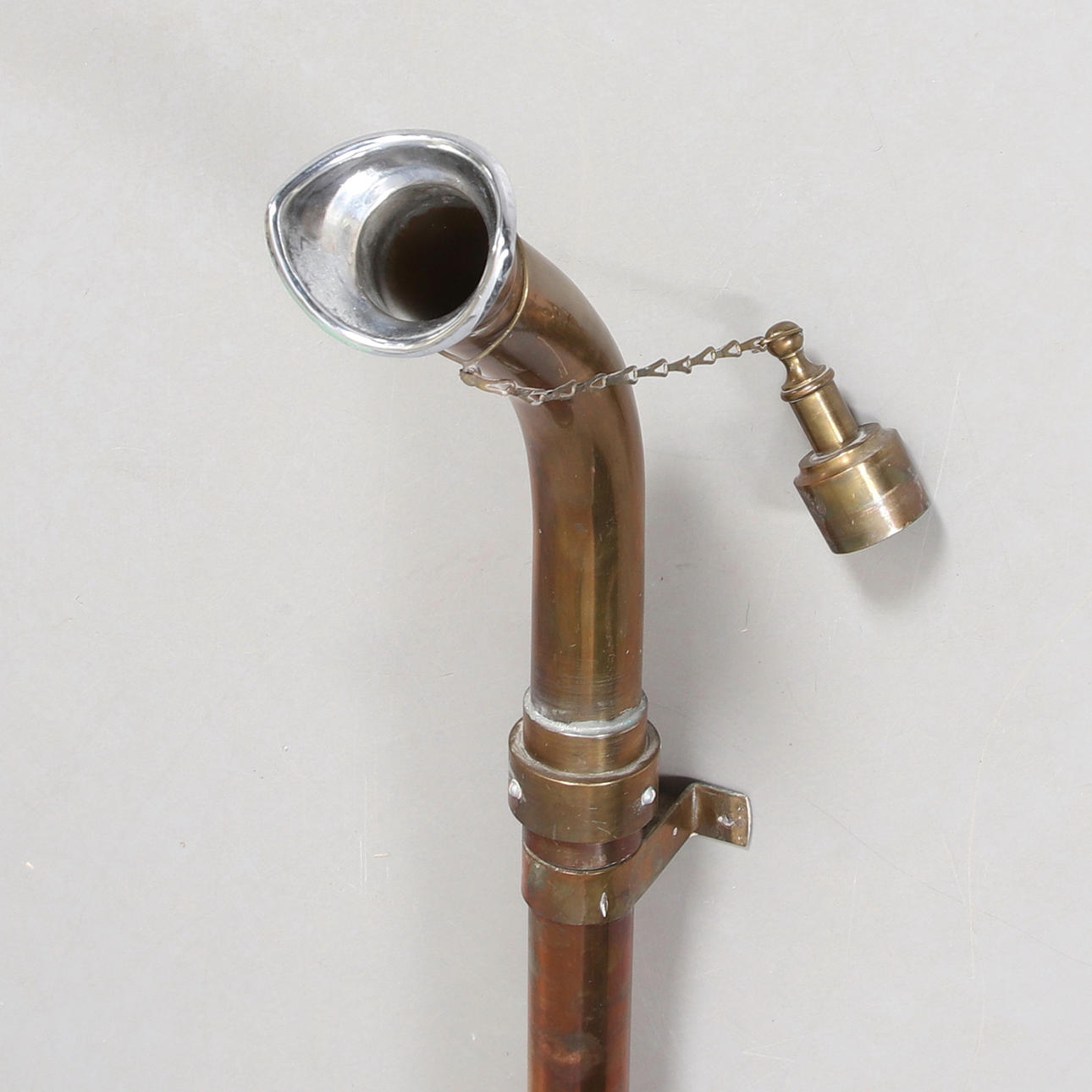 TALRÖR, mässing, för båt.