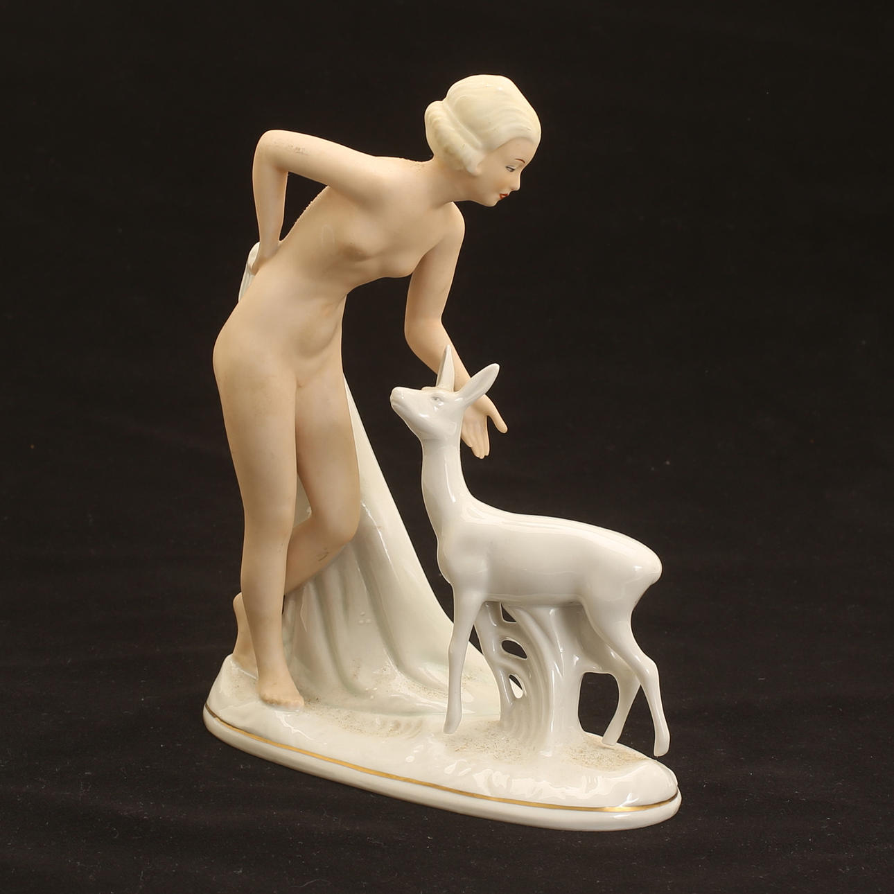 FIGUR, Porzellan, Schaubach.