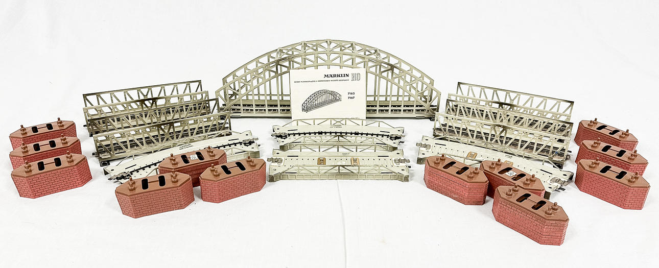 MÄRKLIN, 7163/7167, bridges, bridge pillars, 20th century