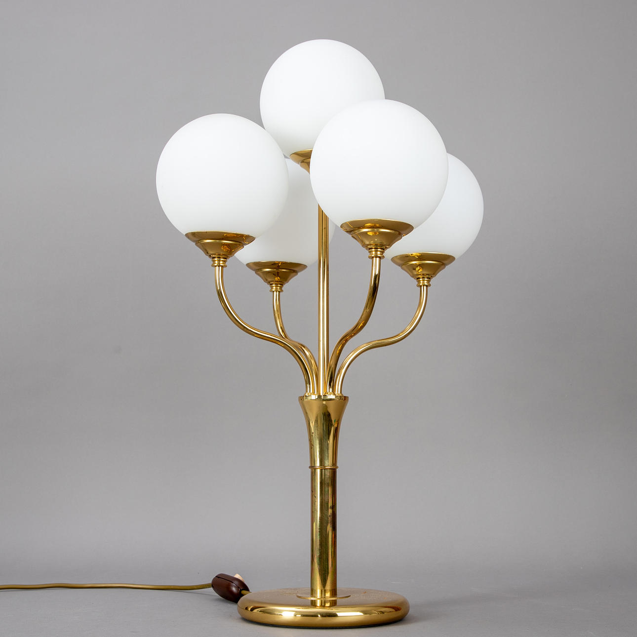 Kugel Tischleuchte, Deutschland, 2. Hälfte 20. Jh.