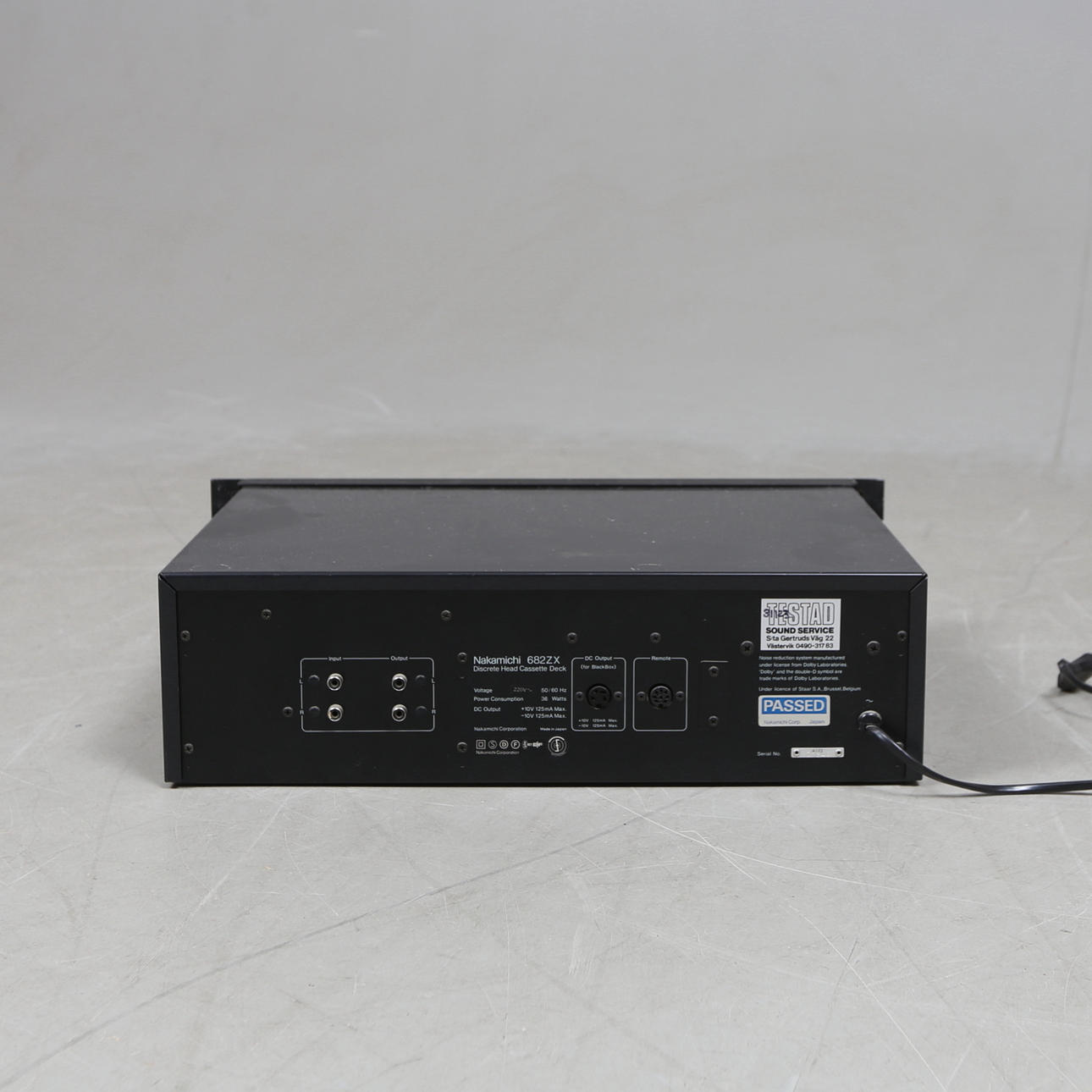 CASSETTE DECK, Nakamichi 682 ZX Discrete Head Cassette Deck, Japan