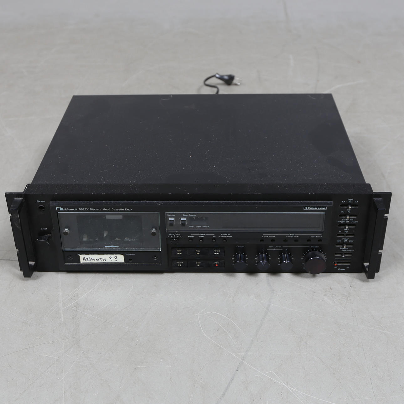 CASSETTE DECK, Nakamichi 682 ZX Discrete Head Cassette Deck, Japan
