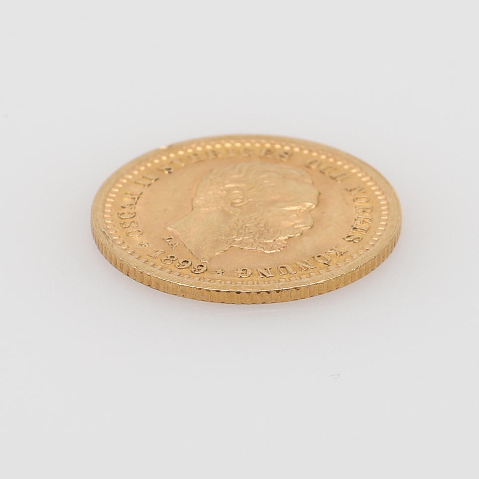 GOLD COIN, SWEDEN, 5 KRONOR, 1899. Coins, Medals & Stamps - Coins &  Banknotes - Auctionet