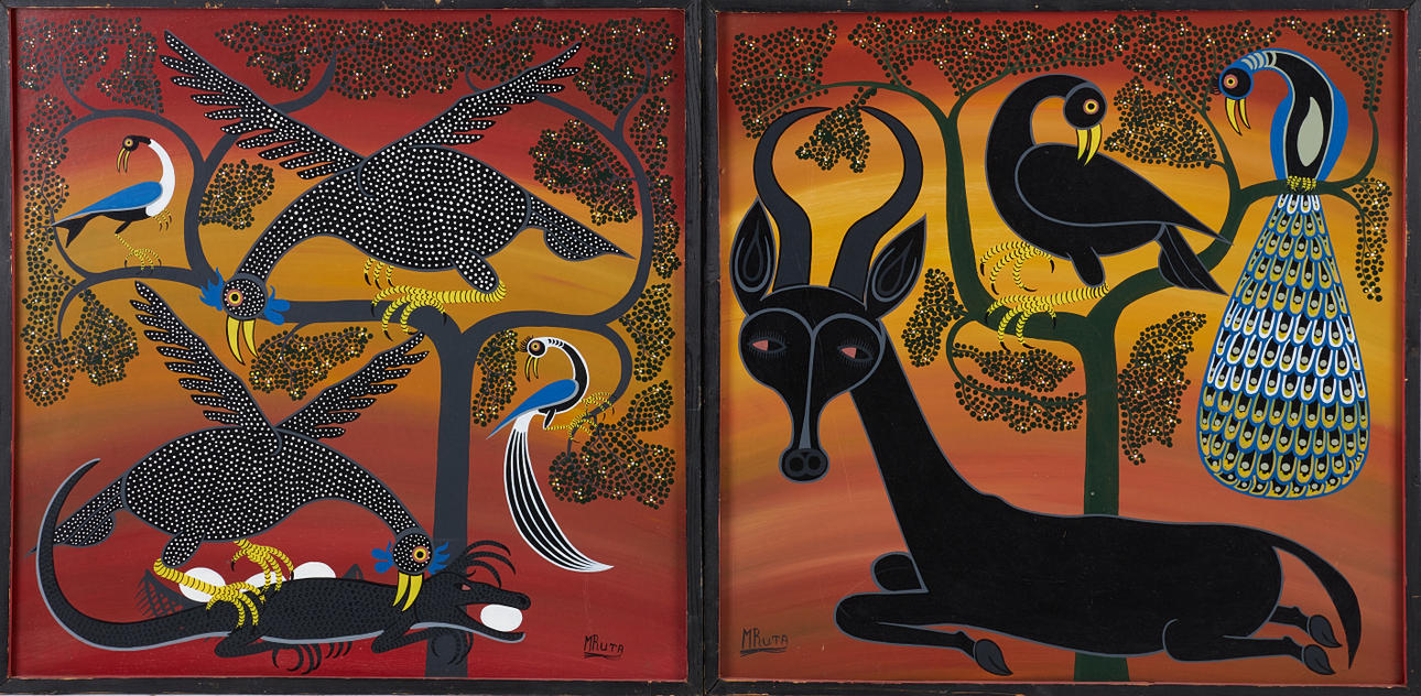 HASHIM MRUTA BUSHIER. TINGA-TINGA MALERI, 2 stk.