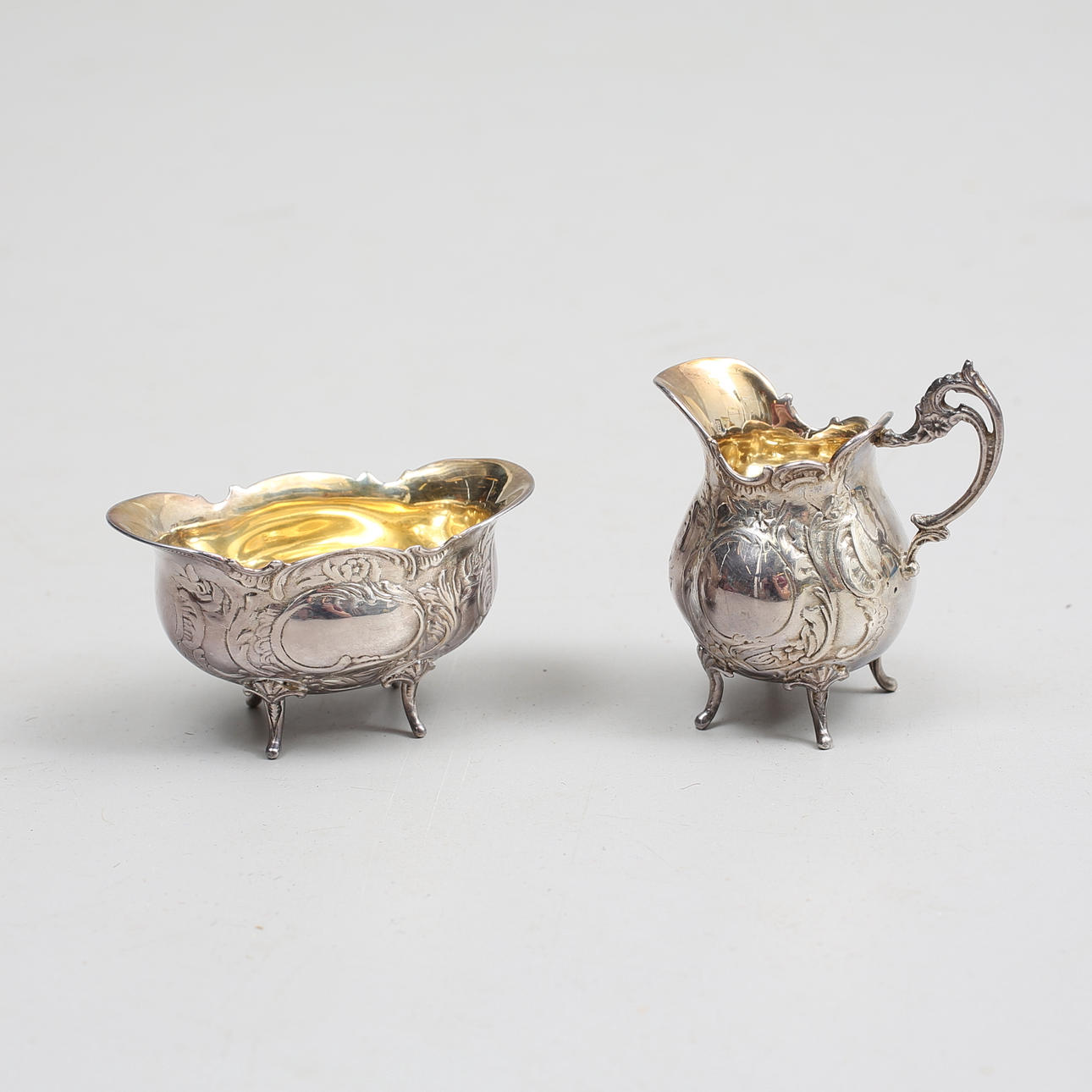 SILVERFÖREMÅL, 2 st, GEWE, 147 gram.