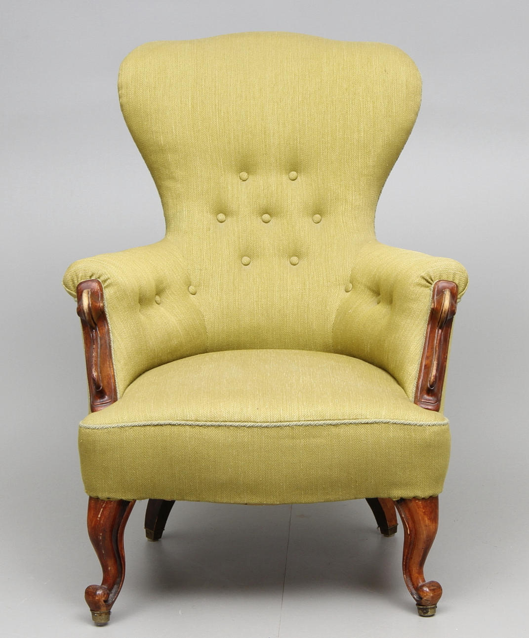 FÅTÖLJ, nyrokoko, 1880-tal.