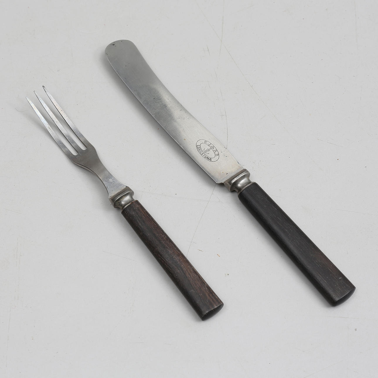 BESTICK, 12 delar, Eskilstuna Jernmanufaktur AB, 1800/1900-tal.