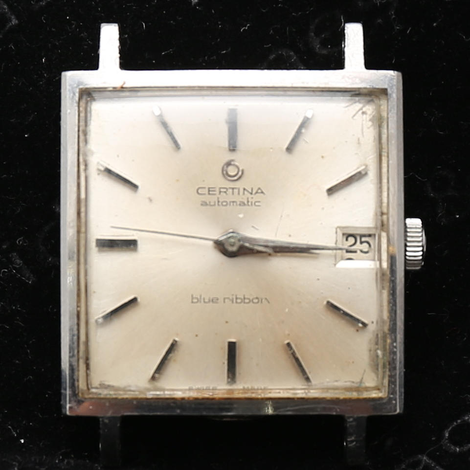 ARMBANDSUR, Certina Automatic Blue Ribbon.