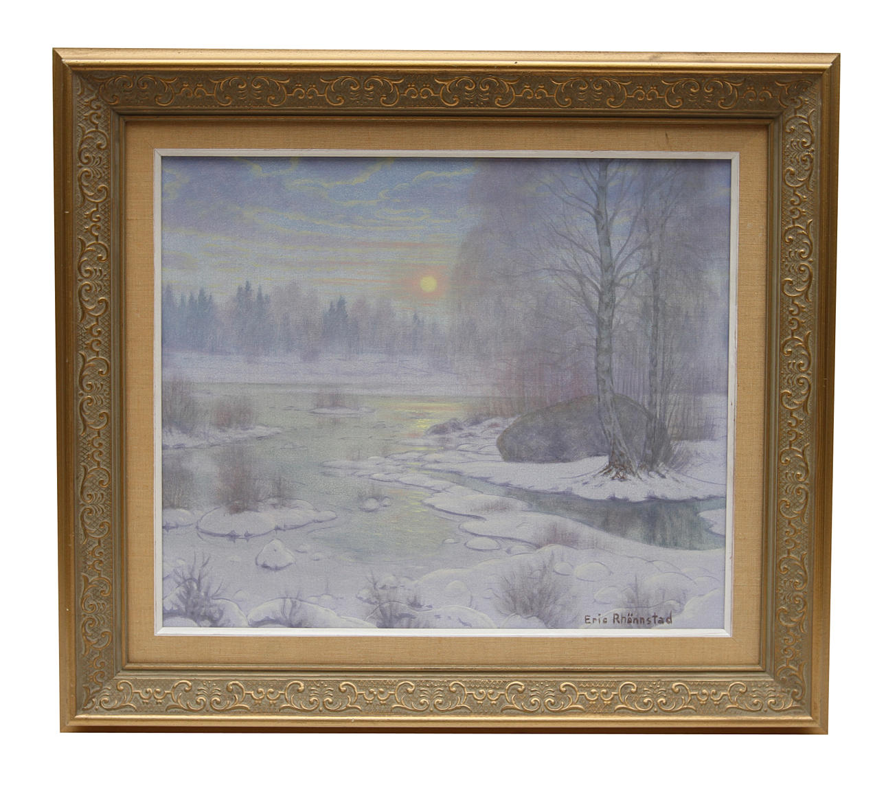 ERIC RHÖNNSTAD. Olja på duk, signerad.