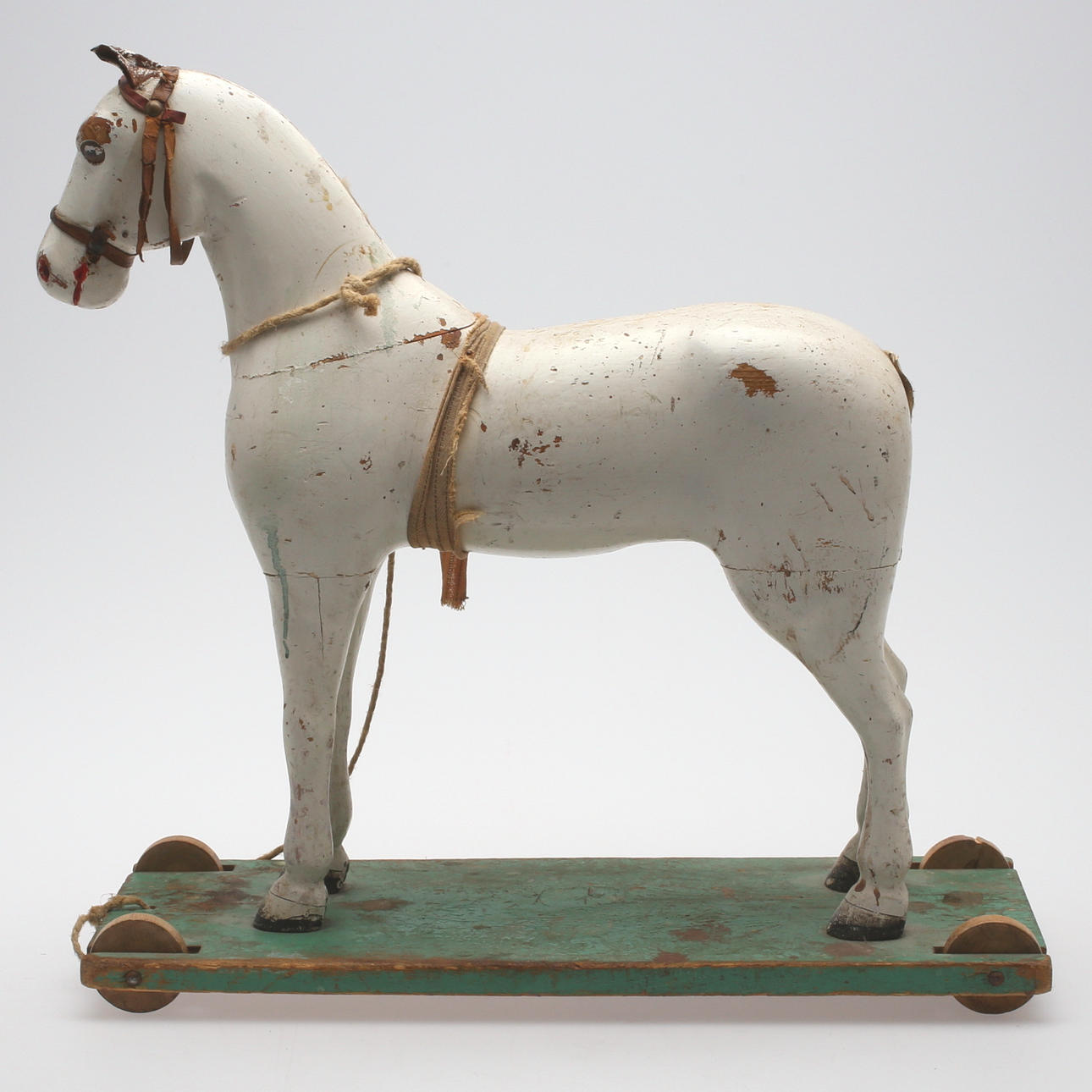 LEKSAKSHÄST, skuret trä, 18/1900-tal.