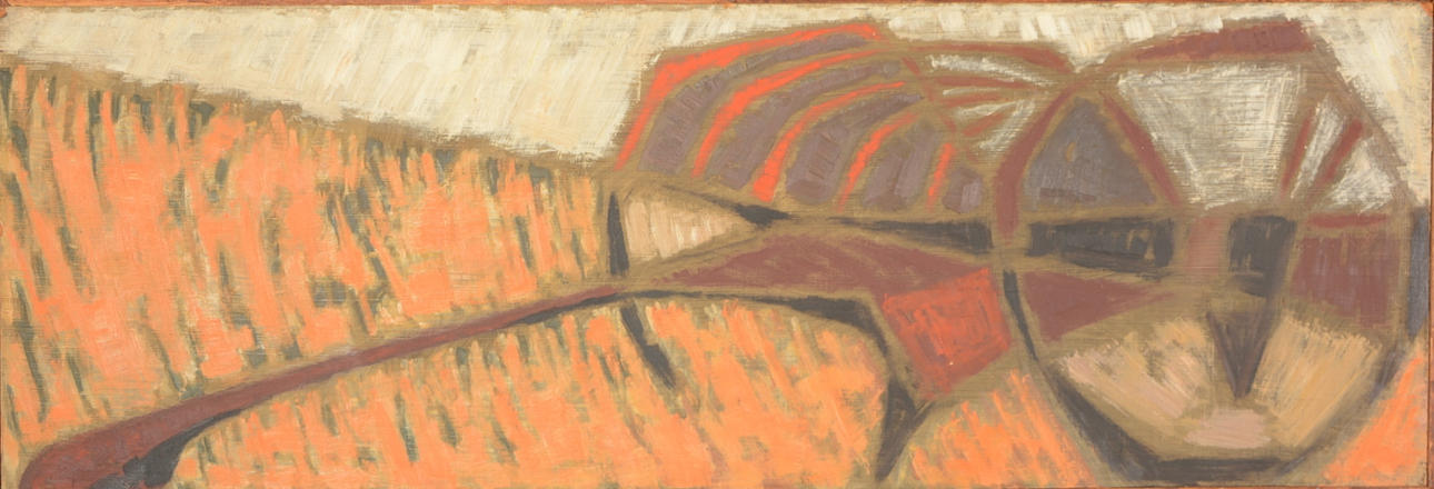 HANS FAGERSTRÖM. Olja på pannå.