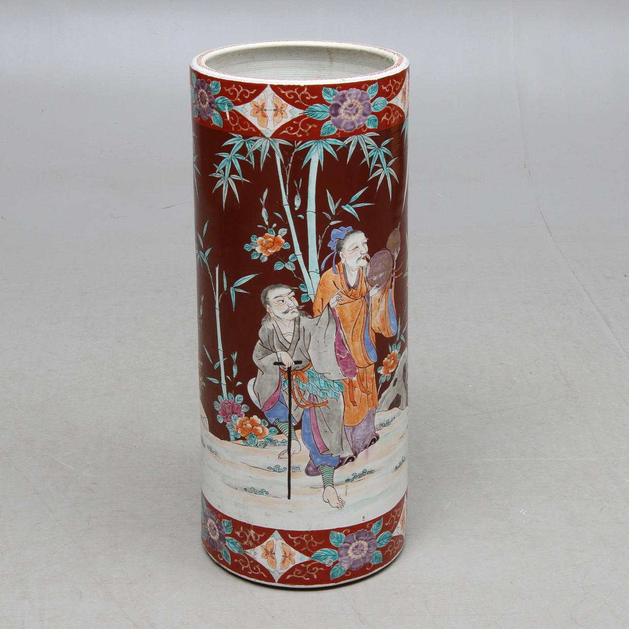 PARAPLYSTÄLL, porslin, orientaliskt, 1900-tal.