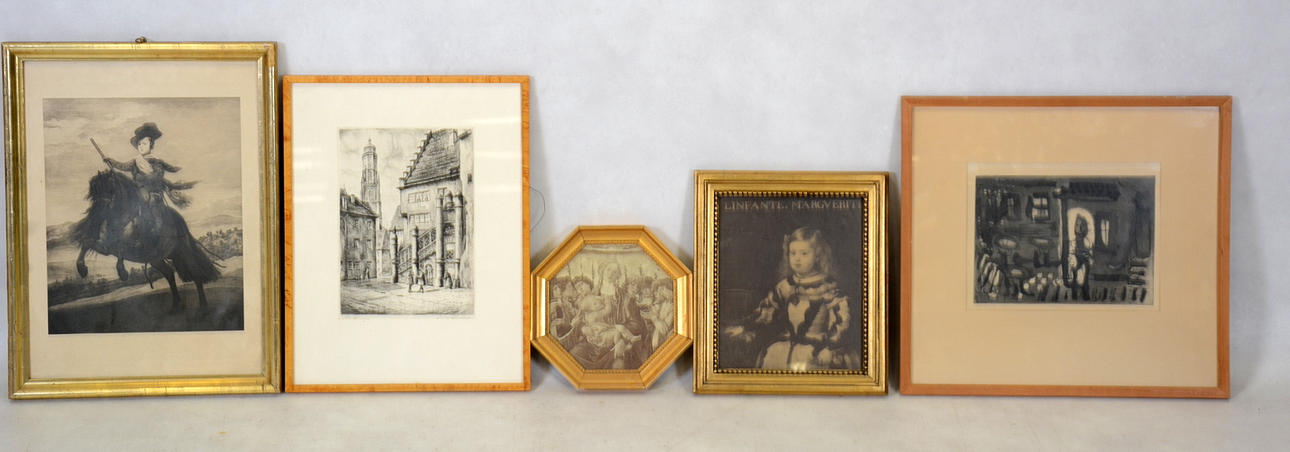 Parti grafik och tryck, 5 st.