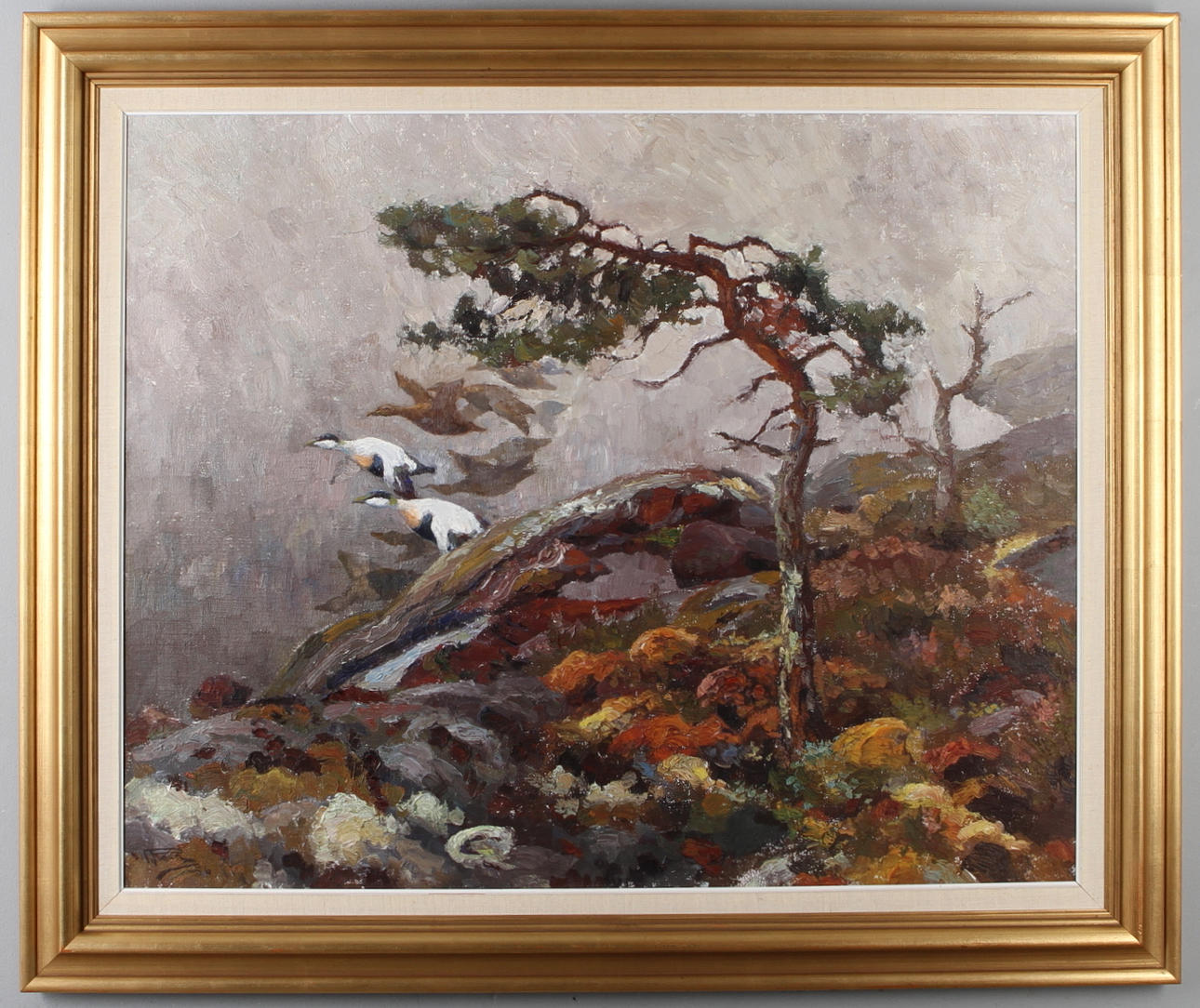 JOHANNES RAVN. "Ejdrar", olja på duk, signerad och daterad -56.