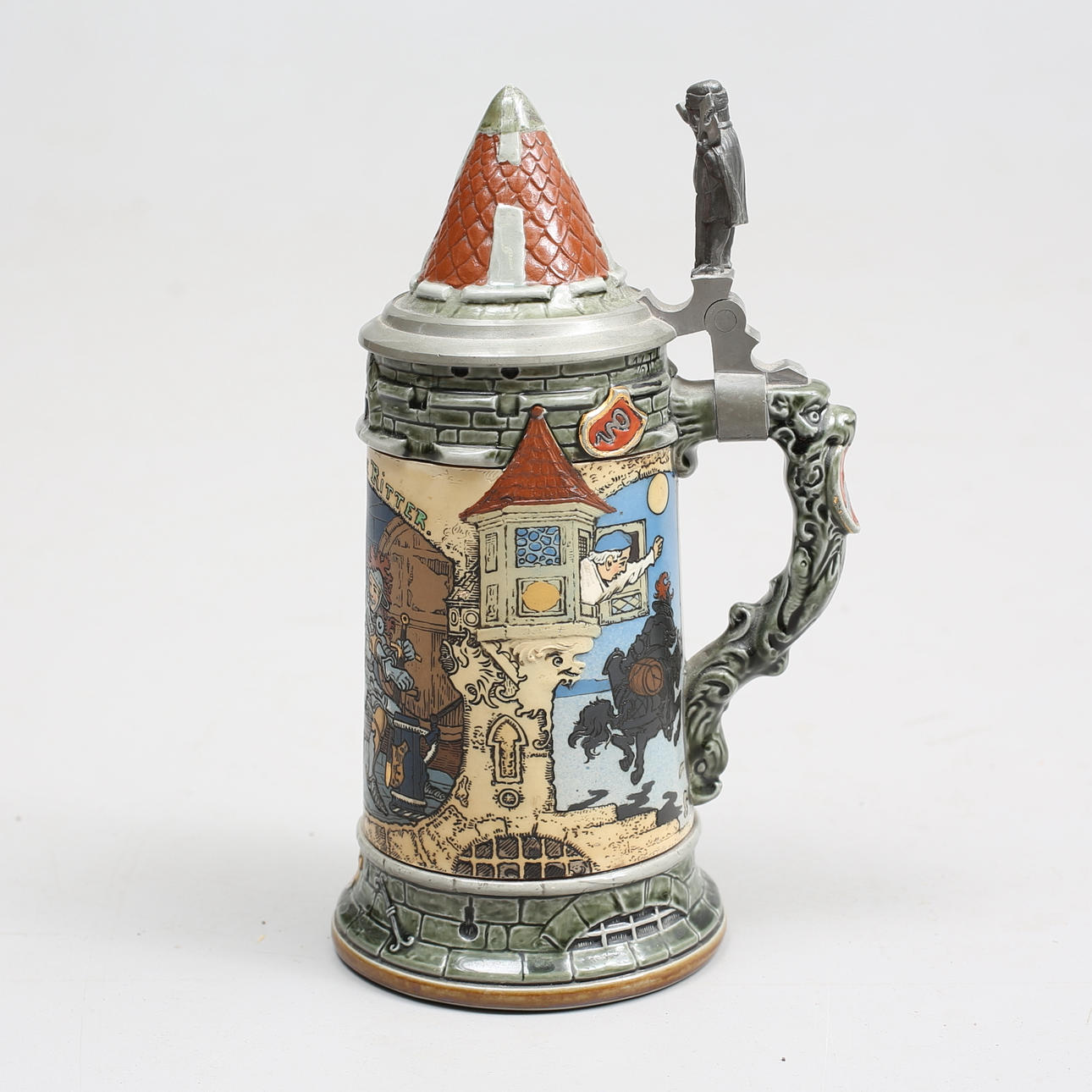 STOP, stengods, Mettlach, Tyskland.