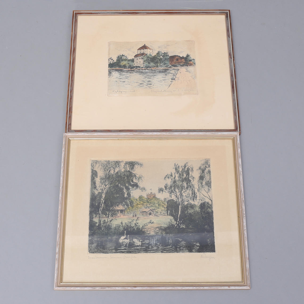 ETSAUKSIA, 2 st, Skansen ja Nyköpingin linna, Anders Hell/ Ernst Hellgren.