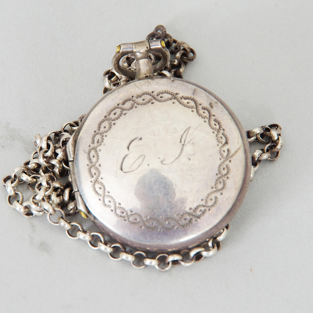 LUKTDOSA, silver, Johan Petter Larsson, Halmstad 1874.