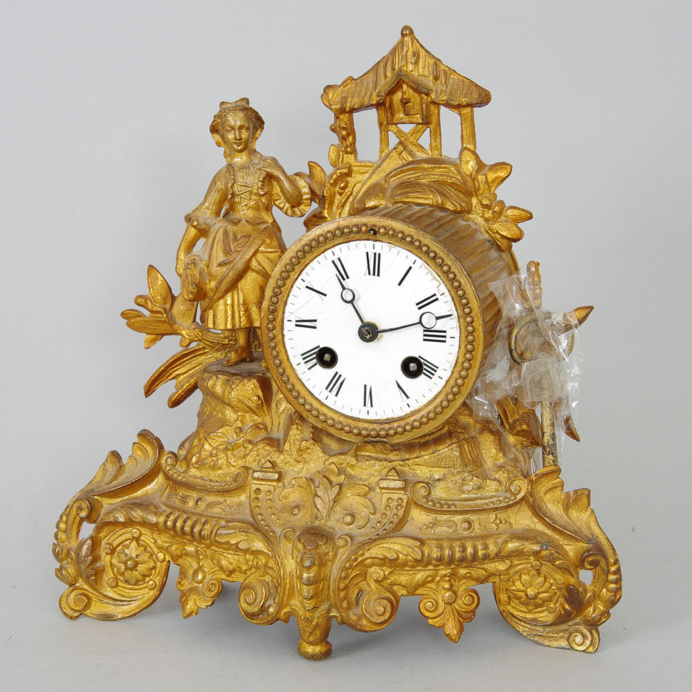 BORDSUR, bronserad metall, nyrokoko.