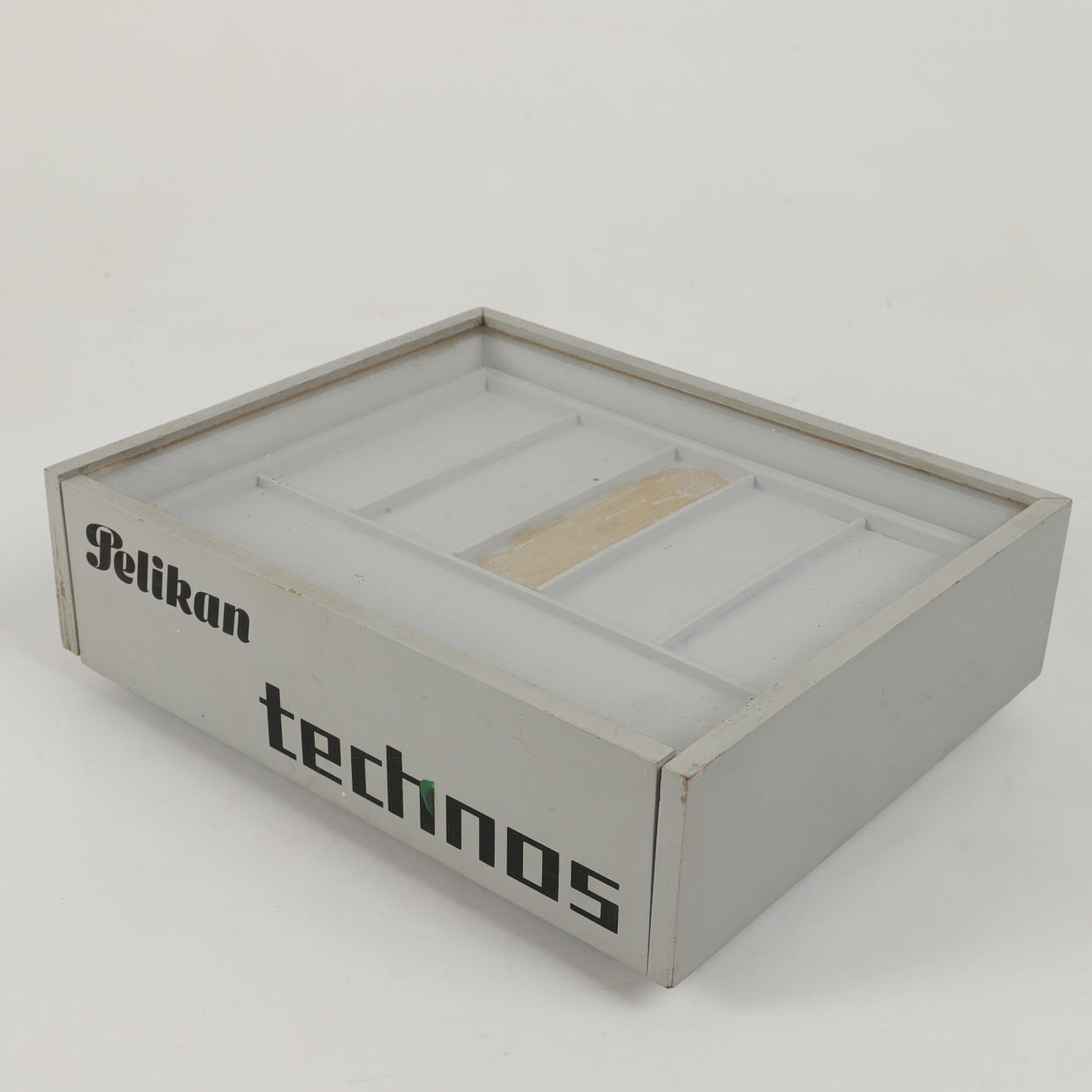 BORDSMONTER, gråmålad furu med vitrin, Pelikan Technos. Övrigt - Övrigt ...