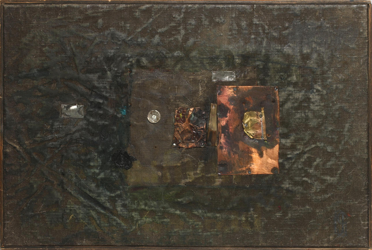 OLLE GUSTAFSSON. Blandteknik, signerad.