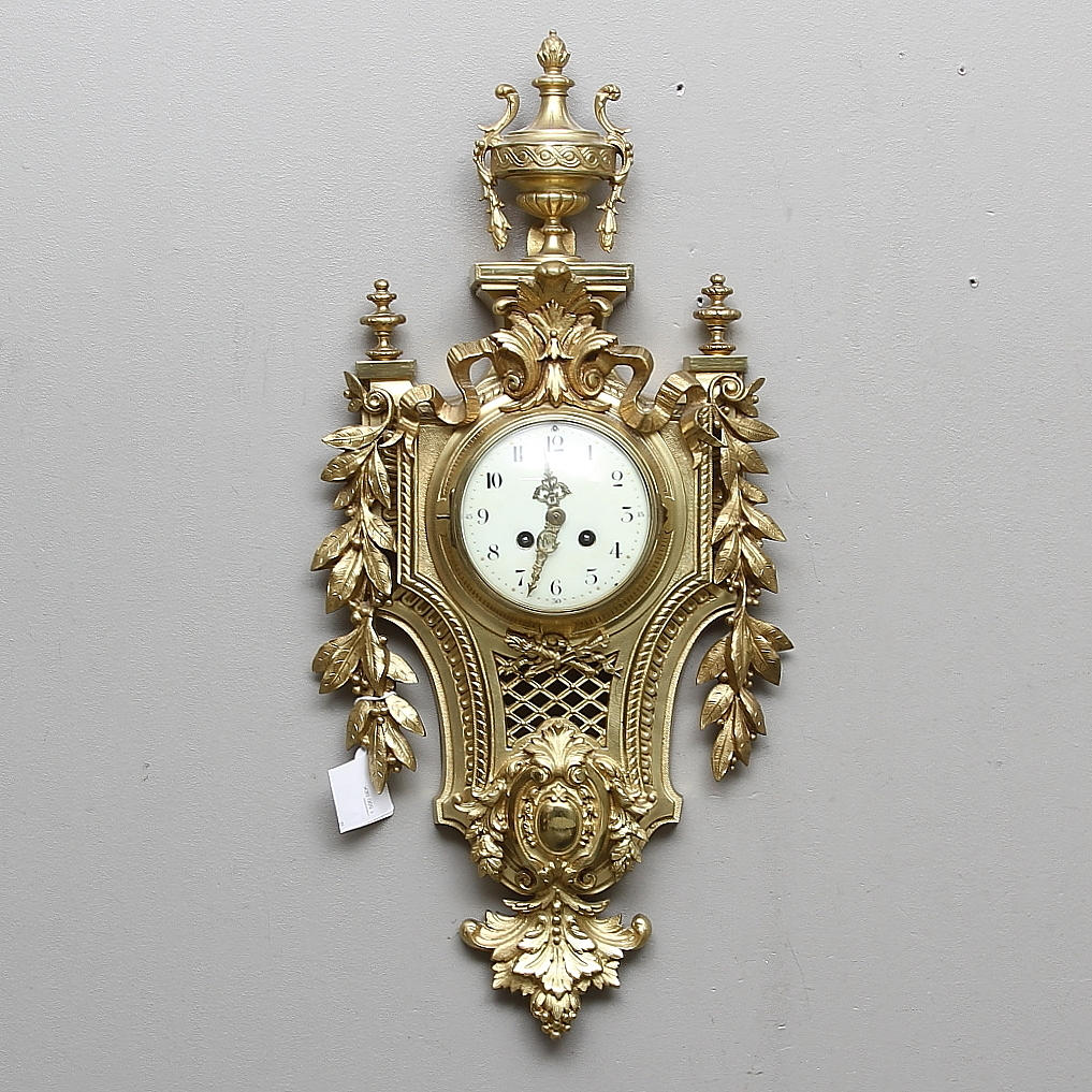 VÄGGPENDYL, Louis XVI-stil, Japy Frérès, Frankrike. 1900-tal.