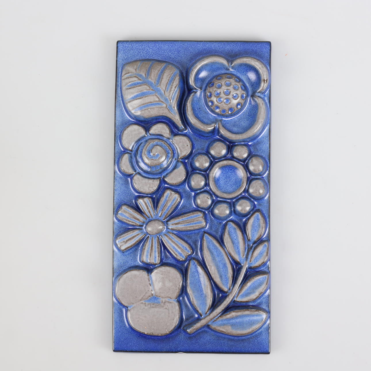 BERIT TERNELL. Wall relief, ceramic, labeled, Upsala-Ekeby Sweden.