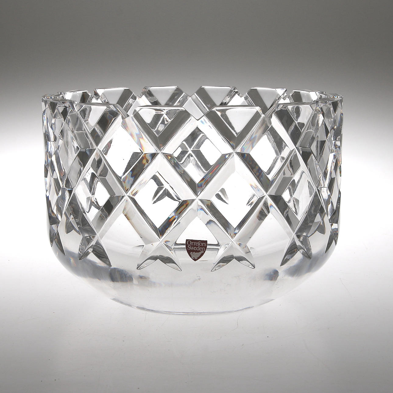 SKÅL, kristall, "Sofiero", Gunnar Cyrén, Orrefors. Signerad.