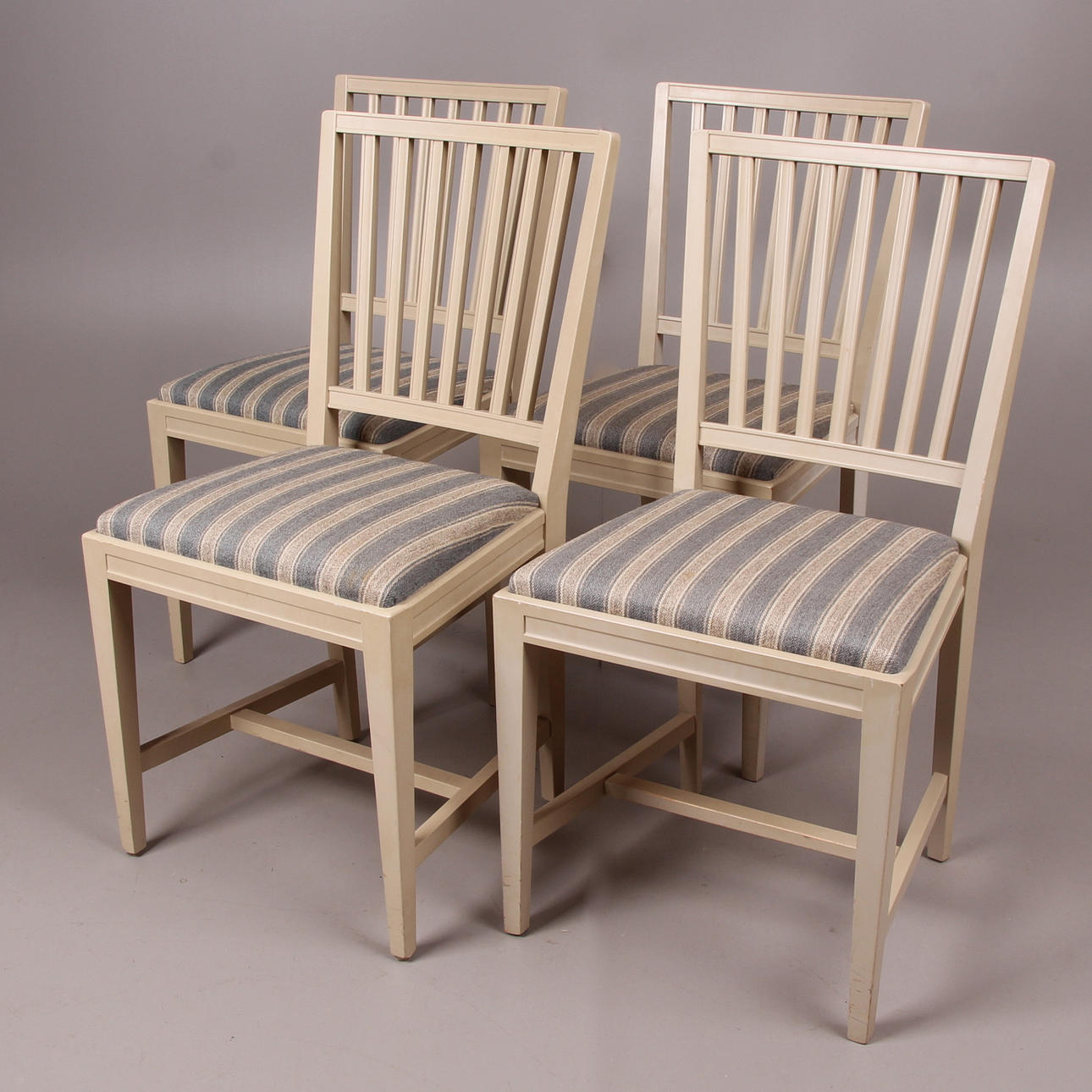 STOLAR, 4 st. Gustaviansk stil, 1900-tal.