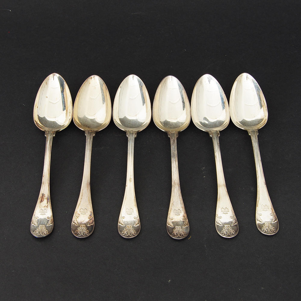 MATSKEDAR, 6 stycken, silver.