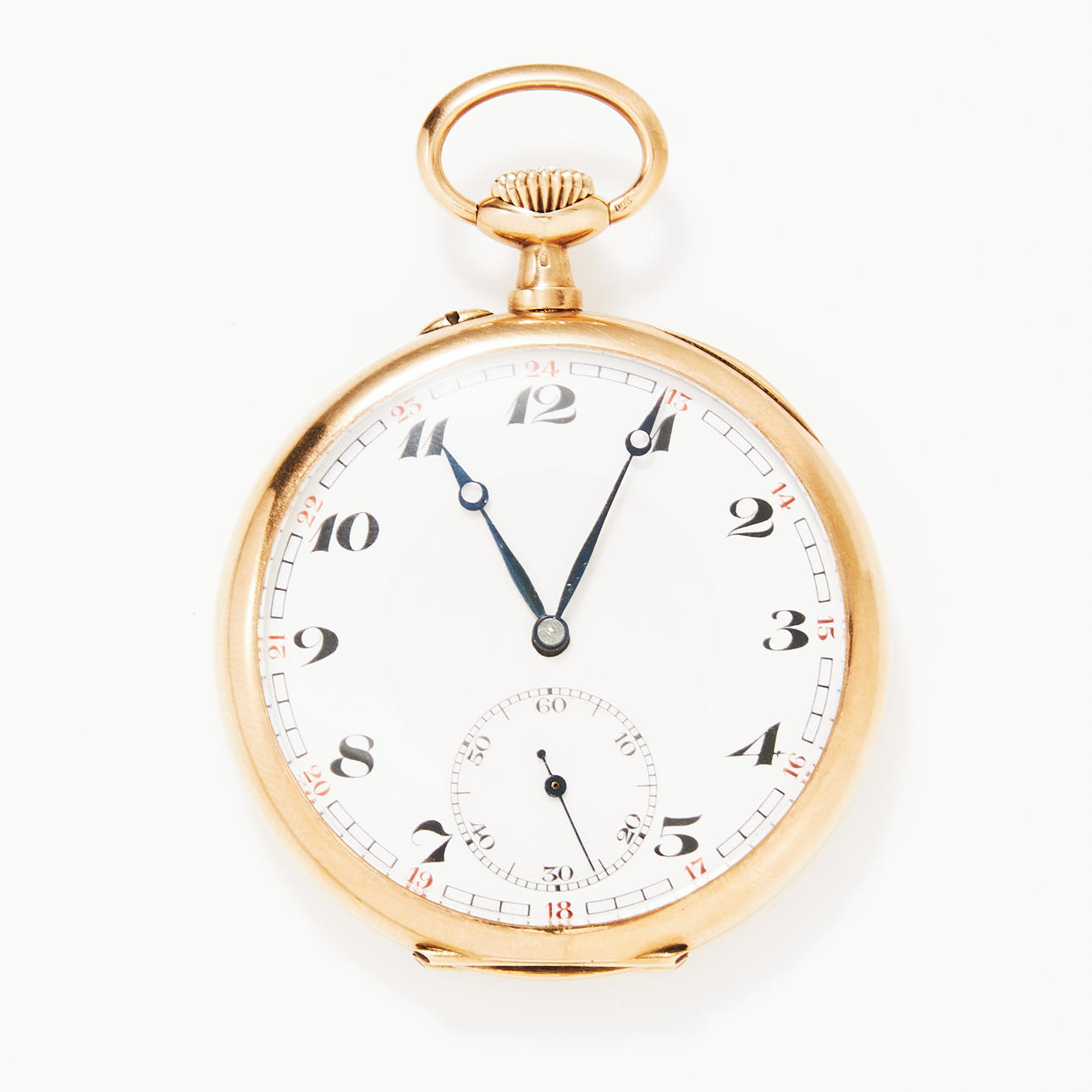 HENRY MOSER & CIE, taskukello, 14k kultaa, ca 1930.