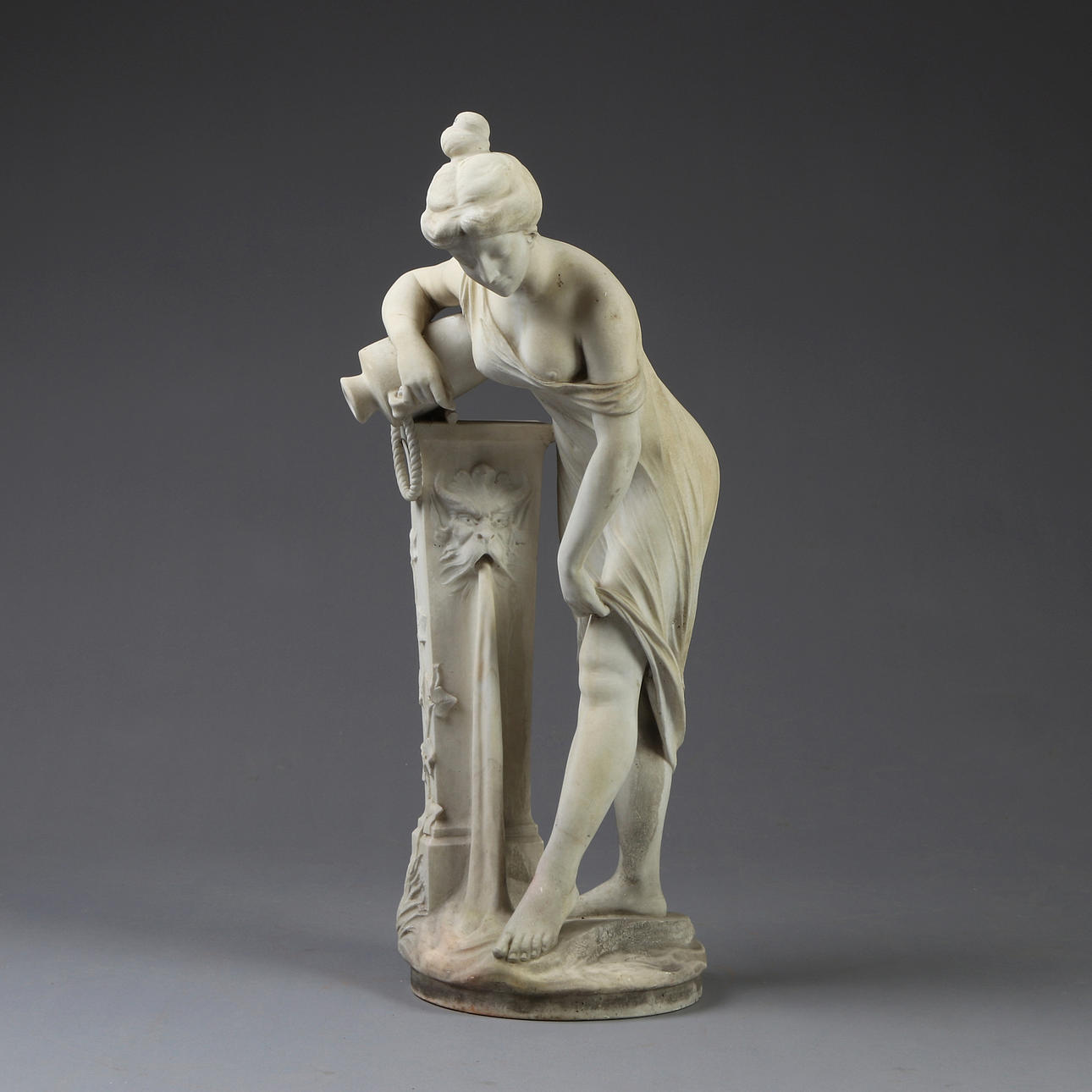 F. SAUL. MARBLE SCULPTURE.