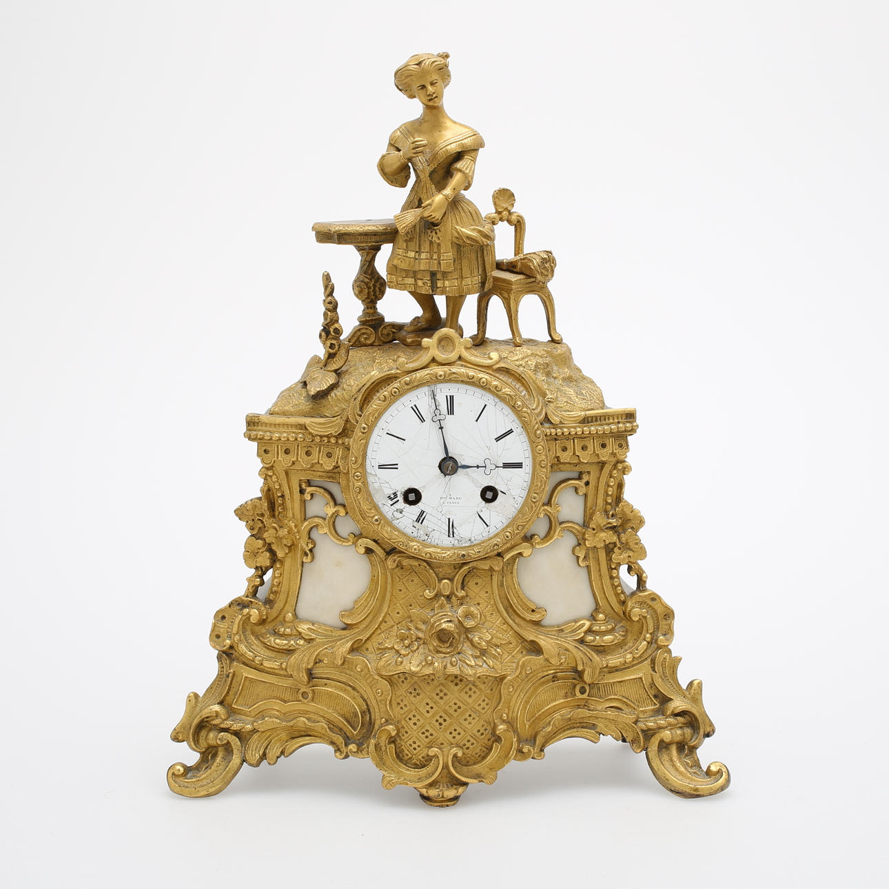 BORDSPENDYL, Henry Marc, Paris, 1800-tal.